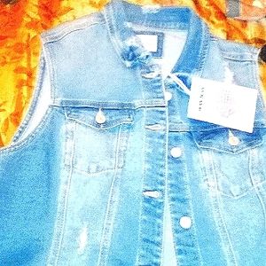 Denim vest size 2x